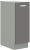 Szafka kuchenna dolna GREY 30 D CARGO BB SZARY POŁYSK / SZARY PLATYNOWY