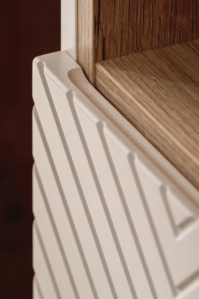 Szafka wysoka, Słupek 30cm, 2 drzwi, Meble łazienkowe VIVA Kaszmir