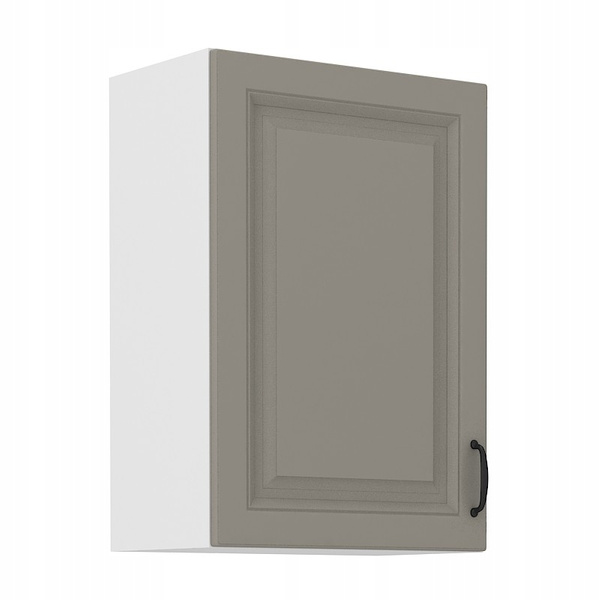 Szafka kuchenna górna STILO 50 G-72 1F CLAYGREY/BIAŁY MAT