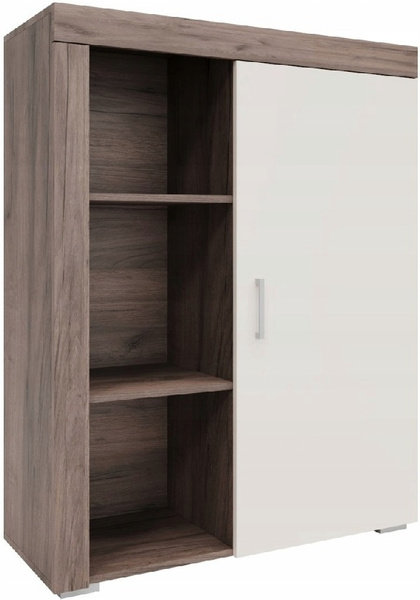 Komoda SAMBA 3, Komoda 90cm, Śliwa / Grafit