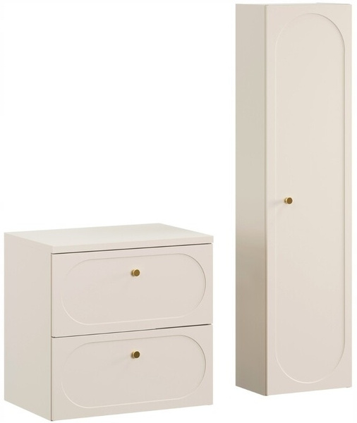 Blat łazienkowy 60cm, Meble łazienkowe Beż Piaskowy