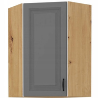 Szafa kuchenna górna STILO 60x60 GN-90 (45°) 1F DUSTGREY/DĄB ARTISAN