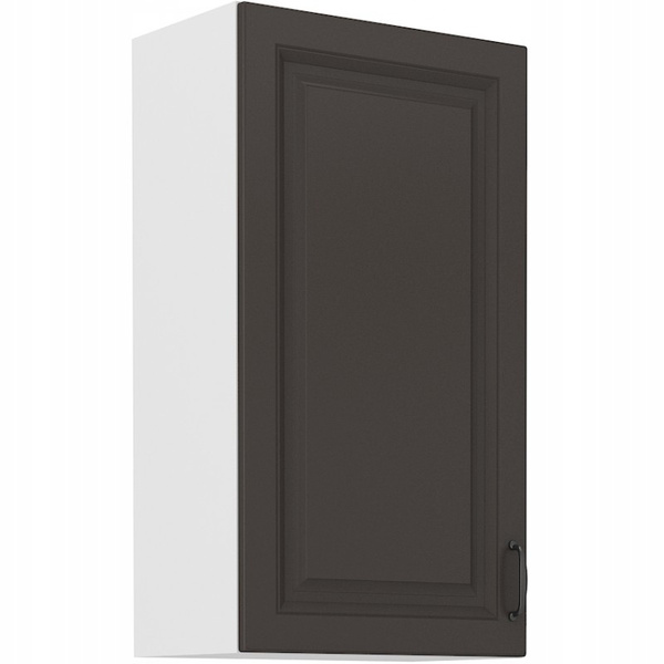 Szafka kuchenna górna STILO 50 G-90 1F GRAFIT MAT/BIAŁY MAT