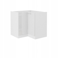 Szafka kuchenna dolna LARA 90x90 ND 2F BB BIAŁY/BIAŁY POŁYSK