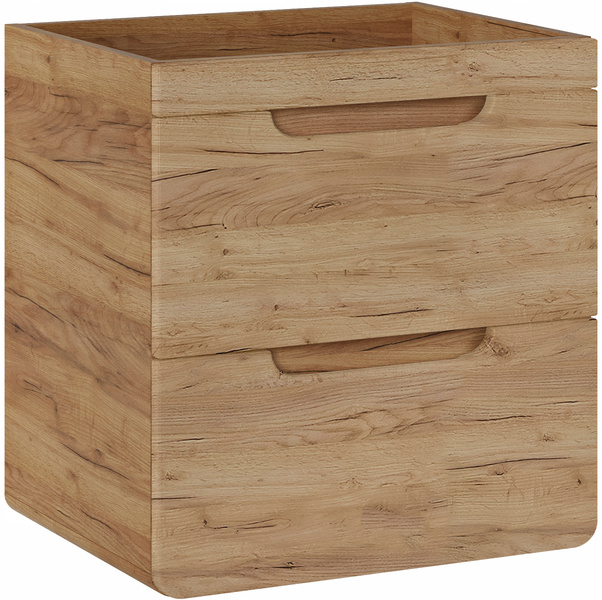 Szafka pod umywalkę 820 60cm, Meble łazienkowe ARUBA Dąb Craft/Biały Połysk