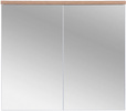 Szafka z lustrem 841 80cm, Meble łazienkowe BALI Dąb Craft / Biały Połysk