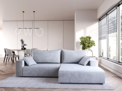 Narożnik z funkcją Spania STAR 240 cm, Rozkładany, Pojemnik, Rogówka