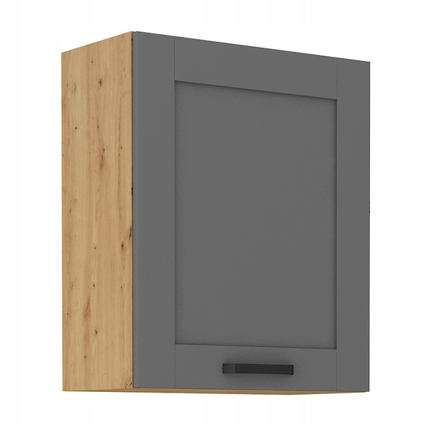 Szafka kuchenna górna LUNA 60 G-72 1F DUST GREY / DĄB ARTISAN