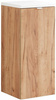 Szafka łazienkowa 35cm, Meble łazienkowe CAPRI Biały Połysk/Dąb Craft Złoty