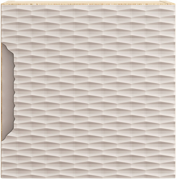 Szafka łazienkowa górna 35x35cm, Meble łazienkowe OCEAN Beż / Dąb Olejowany