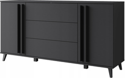 Komoda HELSINKI 150 Czarny Grafit