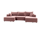 Narożnik z Funkcją Spania SOFT U 333 cm, Rozkładany, Pojemnik, Rogówka