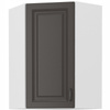 Szafa kuchenna górna narożna STILO 60x60 GN-90 (45°) 1F GRAFIT/BIAŁY MAT