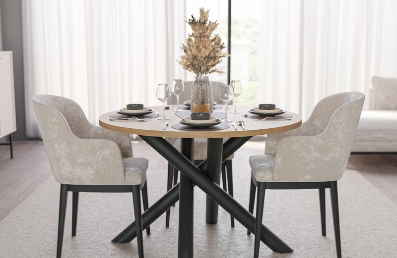 Stół OSLO 110cm Dąb Artisan