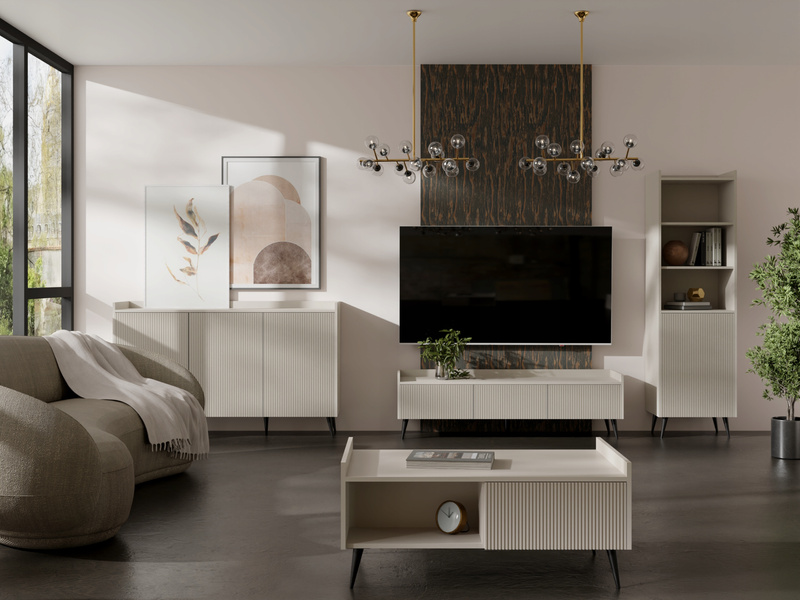 Komoda ADEMO 3 150cm, Meble pokojowe Orzech