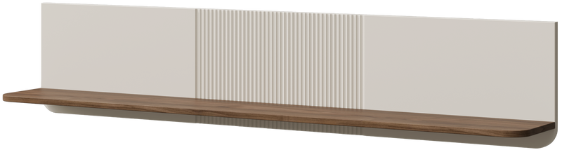 Półka MARLY 19 120cm, Meble Pokojowe MARLY, KASZMIR / SZARY KAMIEŃ