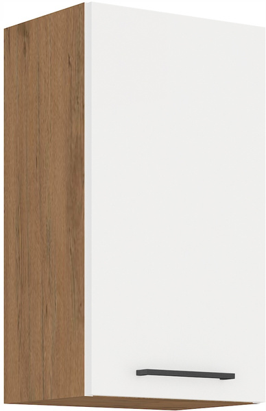 Meble kuchenne VIGO BIAŁY POŁYSK / DĄB LANCELOT zestaw 240cm