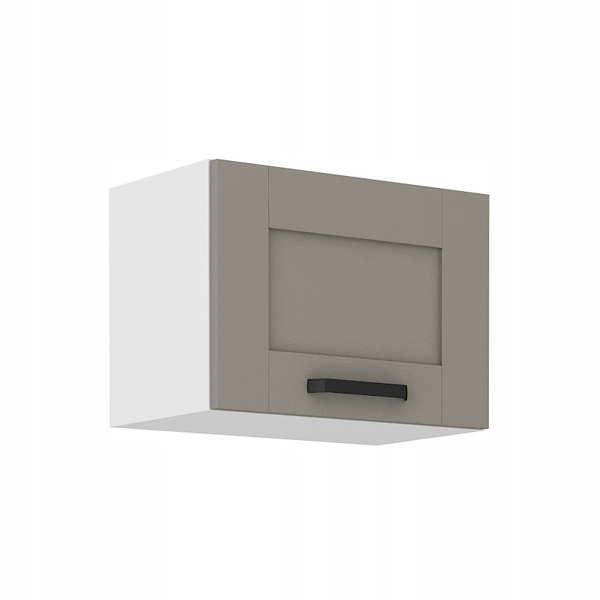 Szafka kuchenna górna LUNA 50 GU-36 1F CLAY GREY / BIAŁY MAT