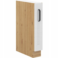 Szafka kuchenna dolna LUNA 15 D CARGO BB BIAŁY MAT/DĄB ARTISAN