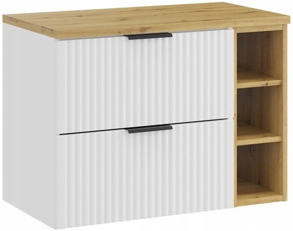 Blat łazienkowy 80cm, Meble łazienkowe DĄB ARTISAN