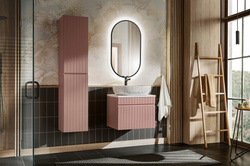 Meble łazienkowe ICONIC ROSE 60, Umywalka nablatowa, Lustro LED, 3 KOLORY