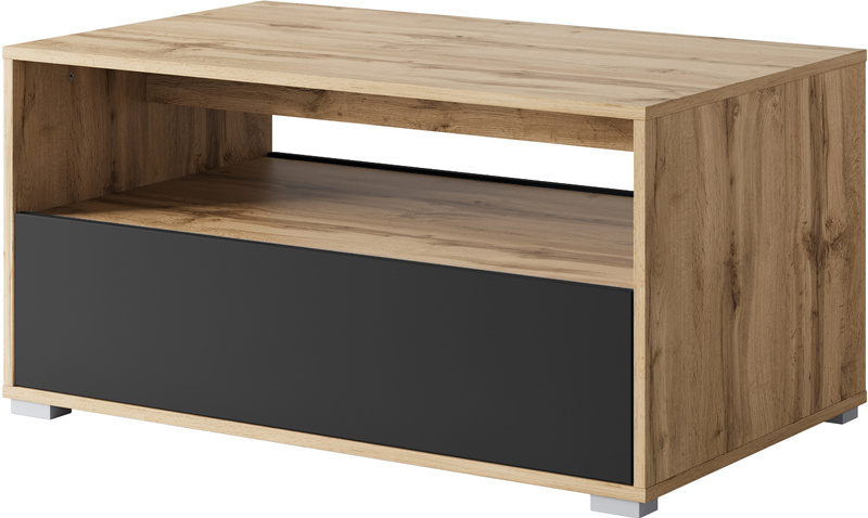 Stolik kawowy NAIROBI II Dąb Wotan / Czarny Grafit