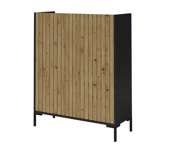 Komoda LANDO 1, Komoda 100cm, Meble do Salonu LANDO, Czarna