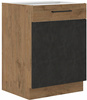 Szafka kuchenna dolna VIGO 60 D 1F BB DARK WOOD / DĄB LANCELOT