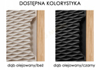 Meble łazienkowe OCEAN BEIGE 90, Umywalka nablatowa, Dąb/Beż, 2 KOLORY