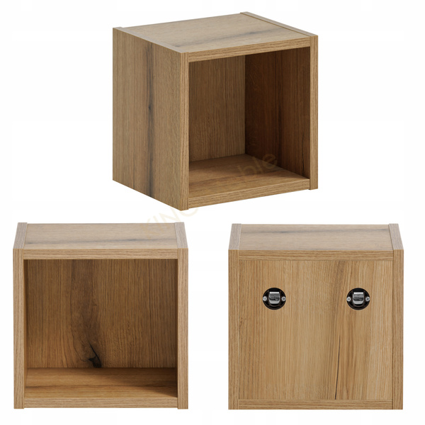 Meble łazienkowe NOVA BLACK 120, 2x umywalka nablatowa, Czarny, 3 KOLORY