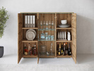 Witryna VERA HIGHBOARD 120 Dąb Wotan