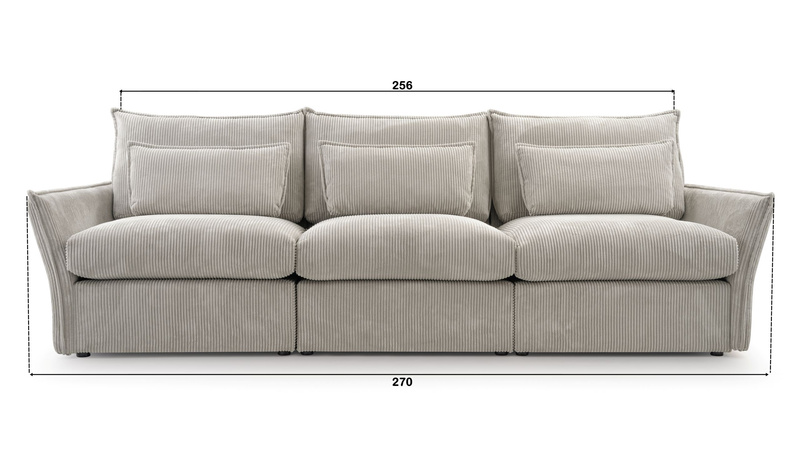 Kanapa, Sofa ELDORADO 190 cm, Sofa Modułowa, Wygodna, Do Salonu