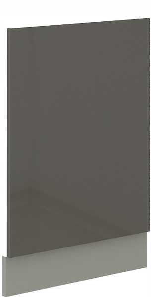 Front do zmywarki GREY ZM 570 x 446 SZARY POŁYSK / SZARY PLATYNOWY