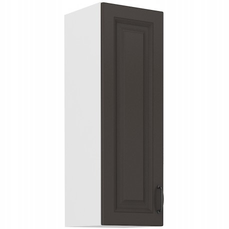 Szafka kuchenna górna STILO 30 G-90 1F GRAFIT MAT/BIAŁY MAT