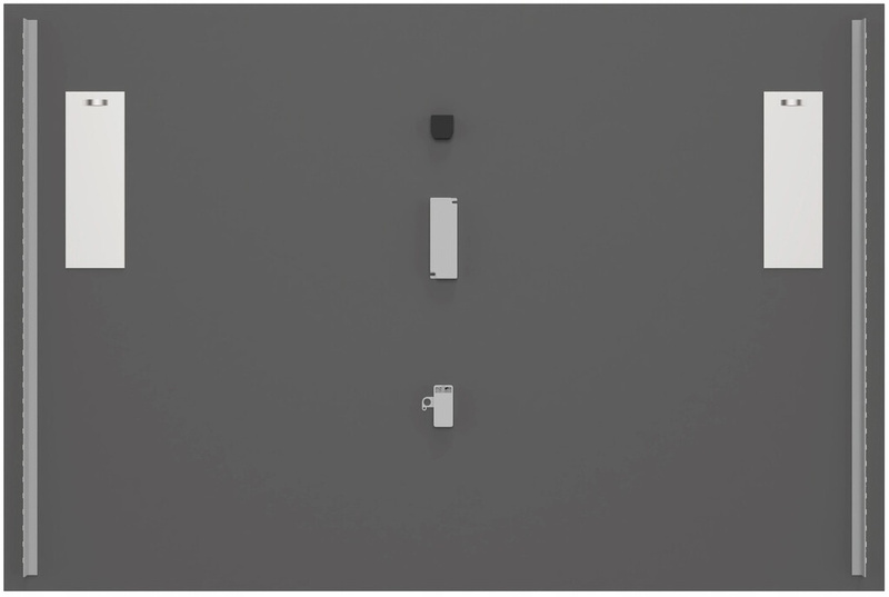 Lustro łazienkowe LED bez ramy 120cm, Meble łazienkowe AURA