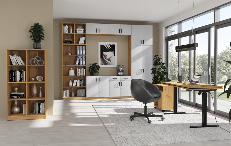 Nadstawka szafy biurowej MALTA 113 Jasny Szary