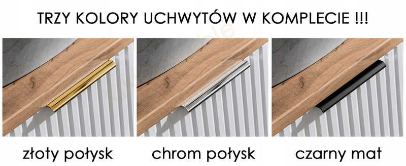 Meble łazienkowe ADEL WHITE 120, Umywalka dwukomorowa, Lustro, LED