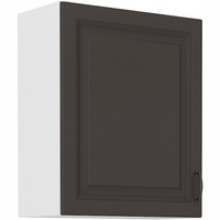 Szafka kuchenna górna STILO 60 G-72 1F GRAFIT MAT/BIAŁY MAT