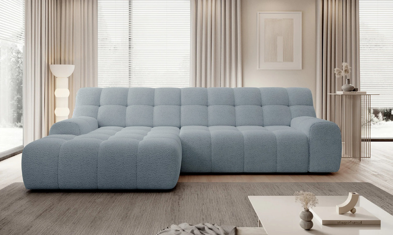 Nowoczesny Narożnik COCOON S 292 cm, Elektryczny wysuw siedziska