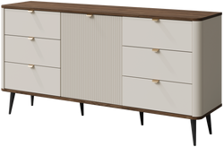 Komoda MARLY 9 160cm, Meble Pokojowe MARLY, KASZMIR / ORZECH