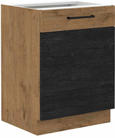 Szafka kuchenna dolna VIGO 60 D 1F BB DARK WOOD / DĄB LANCELOT