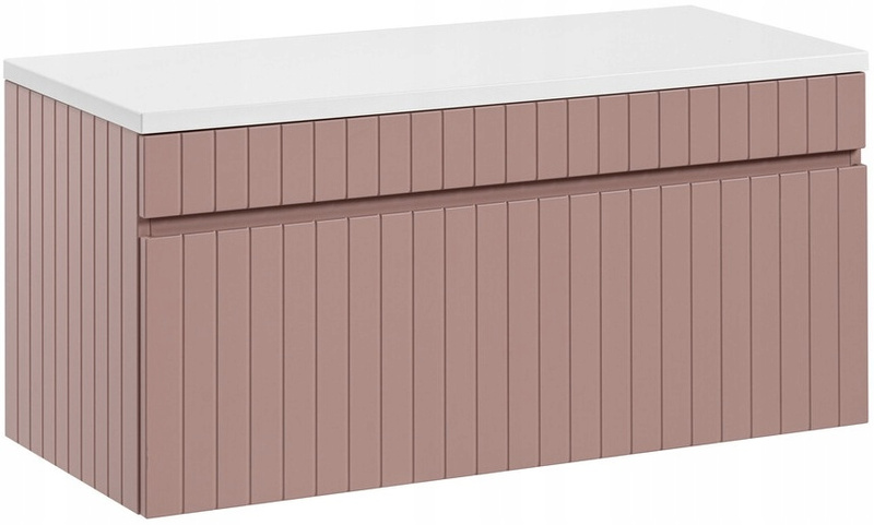 Blat łazienkowy 100cm, Meble łazienkowe BIAŁY