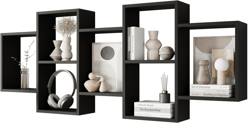 Półka TRIO 001 Czarny Grafit