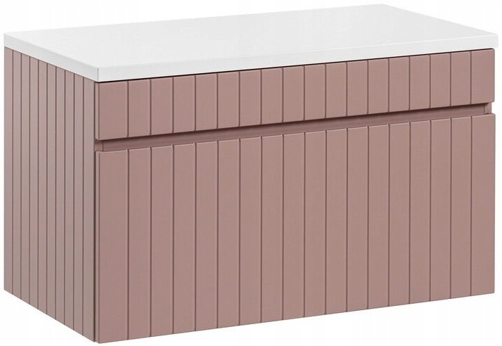 Blat łazienkowy 80cm, Meble łazienkowe BIAŁY