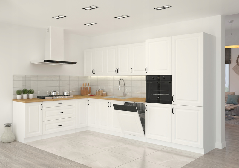Szafka kuchenna STILO 40 DK-210 2F CLAYGREY/BIAŁY MAT