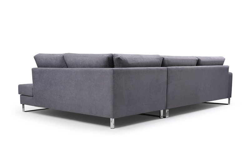 Duży Nowoczesny Narożnik do salonu CORNET 314 cm, Rogówka