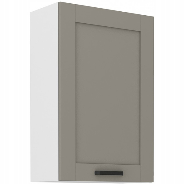 Szafka kuchenna górna LUNA 60 G-90 1F CLAY GREY / BIAŁY MAT