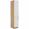 Szafka kuchenna STILO 40 DK-210 2F BIAŁY MAT/DĄB ARTISAN