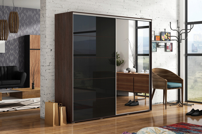 Szafa przesuwna A11 150 / 245 / 62 lustro, różne kolory i rozmiary