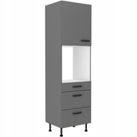 Szafka kuchenna NESSA 60 DPS-215 3S 1F ANTRACYT